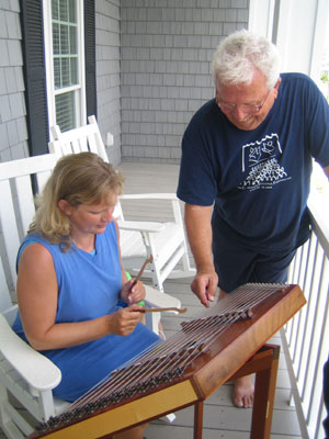Anne and Ed at the dulcimer